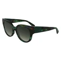 Longchamp Γυναικεία Γυαλιά Ηλίου με Μαύρο Κοκκάλινο Σκελετό και Μαύρο Φακό LO779S 009 (53/19/140)