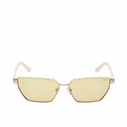 Guess Γυναικεία Γυαλιά Ηλίου με Χρυσό Μεταλλικό Σκελετό και Χρυσό Φακό GU00106 21E
