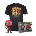 T-Shirt Funko Pop! (Adult): Deadpool & Wolverine Deadpool & Wolverine Best Bubs Bobble-Head Vinyl Figure and T-Shirt (S)