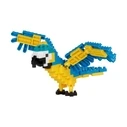 Φιγούρα Τουβλάκια Bandai Nanoblock  Animal Perroquet bleu et jaune Building Block Figure (NBC343)