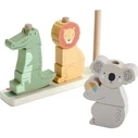 Βρεφικό Παιχνίδι Fischer-Price: Wooden Stack Sort Animals (HXV04)