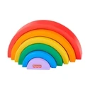 Βρεφικό Παιχνίδι Fisher-Price Wooden Stacking Rainbow (HXT73)