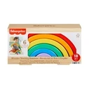 Βρεφικό Παιχνίδι Fisher-Price Wooden Stacking Rainbow (HXT73)
