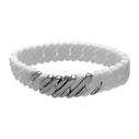 Γυναικείο Βραχιόλι TheRubz 100409 (15Mm) από Ατσάλι White / Silver