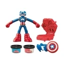 Φιγούρα Hasbro Play-Doh Marvel: Captain America - Stamping Shield (G0056)