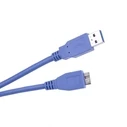 Καλώδιο USB 3.0 A/MicroB M/M 1.8m Μπλε(DM-2902)