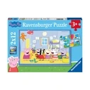 Παζλ Ravensburger Puzzle: Peppa Pig - Peppas Adventures (2x12pcs) (5574)
