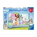 Παζλ Ravensburger Puzzle: Bluey - Fun with Bluey (2x12pcs) (5693)