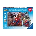 Παζλ Ravensburger Puzzle Marvel: Spider-Man - Spider-Man in Action (3x49pcs) (8025)