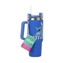 Παιδικό Παγούρι Paladone: Stitch - Blue 900ml Multiway Travel Cup and Straw (PP14794LS)