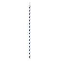 Flagpole with crossbar White/Blue 200cm x ?3.5cm (crossbar blue or white)