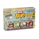 Φιγούρα Funko Bitty Pop! 4-Pack: One Piece - Monkey D. Luffy, Roronoa Zoro, Axe-Hand Morgan, Bitty Pop! Chase