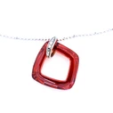 Γυναικείο Κολιέ Viceroy 1054C000-24 (45cm) από Ασήμι Silver, Red