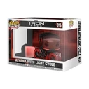 Funko Pop Rides Disney Tron Ares Athena with Light Cycle Vinyl Figure
