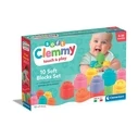 Βρεφικό Παιχνίδι AS Clementoni: Soft Clemmy Touch & Play - 10 Soft Blocks Set (1033-17988)