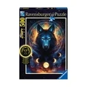 Παζλ Ravensburger Starline - Wolf (Glow in the Dark) (500 pcs) (12000442)