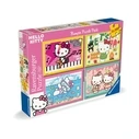 Παζλ Ravensburger Hello Kitty - Let's Go, Hello Kitty! (4x100 pcs) (12004159)