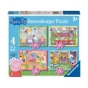 Παζλ Ravensburger Peppa Pig - Puzzle (4in1) (12004016)