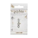 Harry Potter The Carat Shop Ltd Lightning Bolt with Glasses Slider Charm Silver