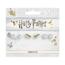 The Carat Shop Ltd Harry Potter Deathly Hallows Golden Snitch Platform Stud Earring Set