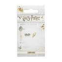 The Carat Shop Ltd Harry Potter Lightning Bolt and Glasses Stud Earrings