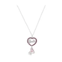 Κολιέ Carat Shop Barbie - Crystal Heart and Roller Skate Necklace (BMN00004)