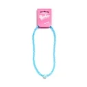 Κολιέ Carat Shop Barbie - Blue bead necklace with round Barbie - Bead Charm (BMN00005)