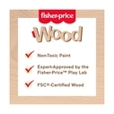 Βρεφικό Παιχνίδι Fisher-Price: Wooden Activity Station (JDM53)