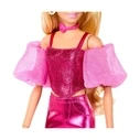 Κούκλα Mattel Barbie: Deluxe Style - Metallic Pink Set with Blonde Hair (JFP40)