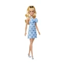 Κούκλα Mattel Barbie: Barbie Fashionistas Wavy Blonde Ponytail Wearing Blue Bow (HYT93)