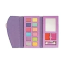 HappiHobbi Children's Makeup Set 12 Eyeshadows + 2 Lip Balms + Brushes - AS COMPANY