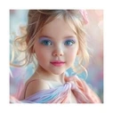 HappiHobbi Children's Makeup Set 12 Eyeshadows + 2 Lip Balms + Brushes - AS COMPANY