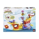 Spidey And His Amazing Friends Webs Ahoy Bubble Pirate Ship Playset with Figures, 7.6 cm (G0666) - Hasbro