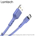 Καλώδιo USB Lamtech Data Type-C 1m BLUE