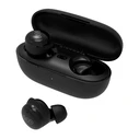 Bluetooth Handsfree Qcy T17 TWS Black 6mm dynamic driver-mic noise cancel. Music time: 4h. Calling time: 3,5h.