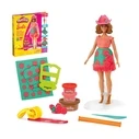 Πλαστελίνη Hasbro Play-Doh: Fashion - Barbie Designer Dolls Florals And Fringe (G1360)
