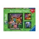 Παζλ Ravensburger: Minecraft Biomes (3x49 pcs)