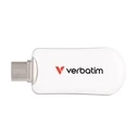 USB Flash 128GB Verbatim Plectra White USB-C 30229