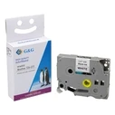 Ταινία Ετικετογράφου G&G 12mm x 8m sw-ws Συμβατή Brother Tze-231
