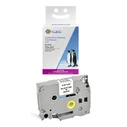 Ταινία Ετικετογράφου G&G 24mm x 8m sw-ws Συμβατή Brother TZe-251