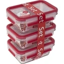 Δοχείο Φαγητού Emsa Clip&Close Glass Storage Box 3-pieces