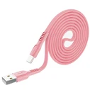 Καλώδιo USB Lamtech Type-C 3.0A FLAT 1M PINK