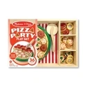 Παιχνίδι Μαγειρικής Melissa & Doug Pretend Play: Wood - Pizza Party Playset (6074863)