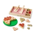 Παιχνίδι Μαγειρικής Melissa & Doug Pretend Play: Wood - Pizza Party Playset (6074863)
