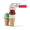 Παιχνίδι Μαγειρικής Melissa & Doug Pretend Play: Wood Scoop & Stack - Ice Cream Playset (6074871)