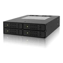 Backplane Icy Dock 4x6,3cm SATAI-III in 1x5,25" HDD/SSD sw