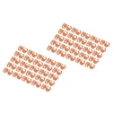 Clips Καλωδίων Digitus Farbclips for 100Stk. Orange