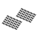 Clips Καλωδίων Digitus Farbclips for RJ45 100 pieces Black