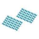 Clips Καλωδίων Digitus Farbclips for RJ45 100 pieces Blue