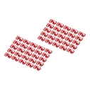 Clips Καλωδίων Digitus Farbclips for RJ45 100 pieces Red